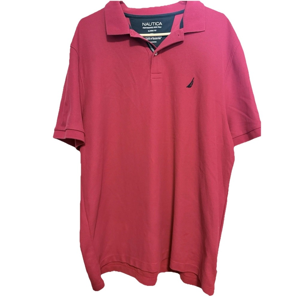 Nautica XXL Polo Classic Fit Performance Deck Shirt